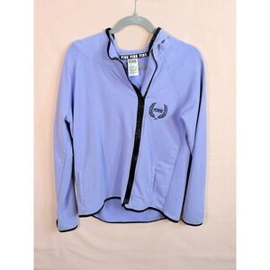 Victoria's Secret Pink Women Blue Track Jacket M